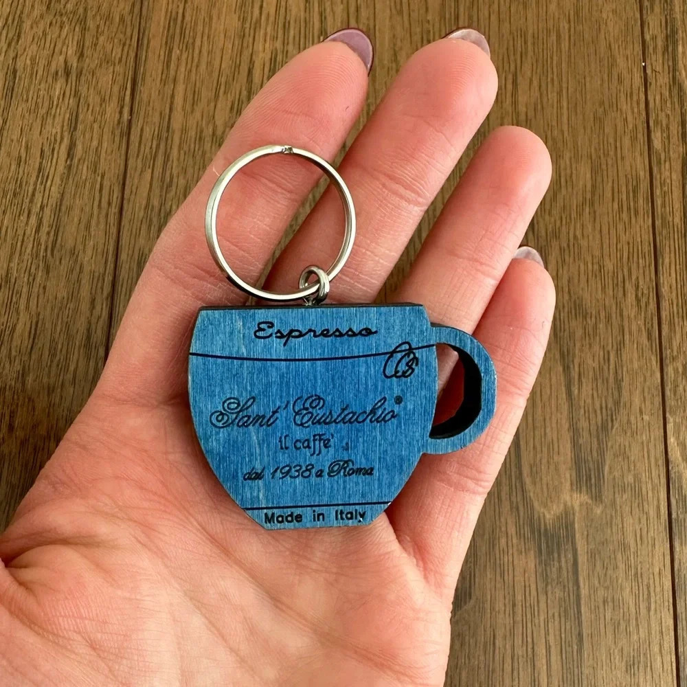 Souvenir Keychain Espresso Cup - Picture 2 of 3